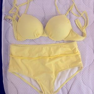 Yellow bikini